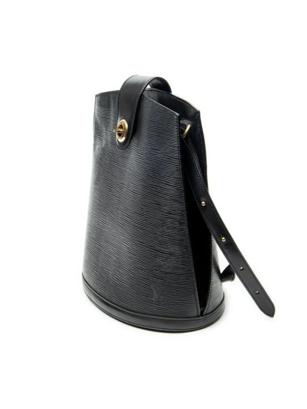 Louis Vuitton Cluny Black Epi Shoulder